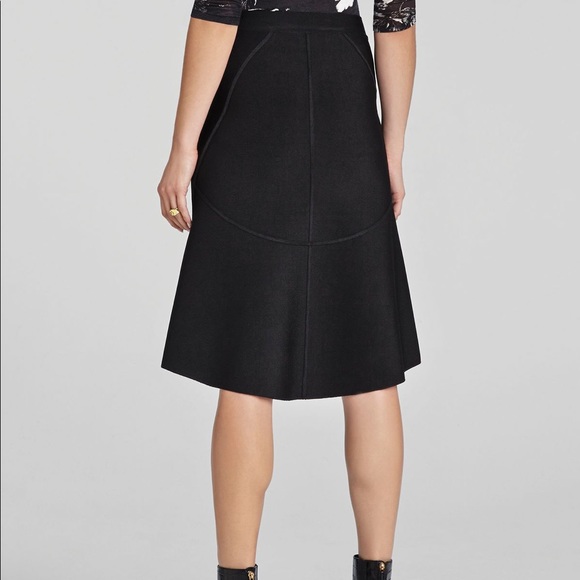 BCBG MaxAzria Manon black A-line skirt - Picture 4 of 4